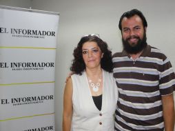 Parte del elenco que aparece en la representación, Sonia Sánchez y Alejandro Casillas. EL INFORMADOR / L. Rodríguez