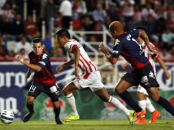 El equipo azulgrana tenía la ventaja de 2-1 que habían sacado en la ida en casa, pero ahora de visita la historia fue distinta. MEXSPORT / G. Treviño