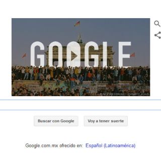 Google recuerda la Caída del Muro de Berlín
