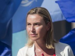 Mogherini, jefa de la diplomacia europea, pide a Rusia a impedir cualquier movimiento de su territorio hacia Ucrania. AP / K. Hamra