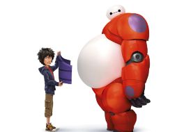 'Big Hero 6' se centra en la historia del robot inflable Baymax y su amigo, el niño prodigio Hiro, de la historieta de Marvel. ESPECIAL / disney.com