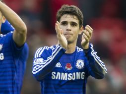 Óscar llegó al equipo azul en el 2012, procedente del Internacional de Brasil. AP / J. Super