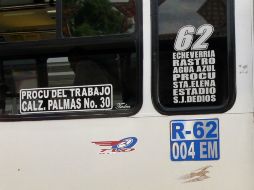 Las unidades número 62 habrían sido chocadas intencionalmente. EL INFORMADOR / ARCHIVO