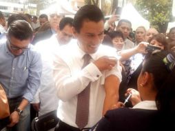 El jefe delegacional, Jesús Valencia realizó el anuncio en la inauguración de la Feria de Salud. TWITTER / @Valencia_Guzman