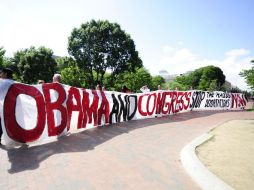 Las tres cuartas partes de votantes hispanos opinan que los inmigrantes deben tener la oportunidad de legalizar su situación. NTX / ARCHIVO