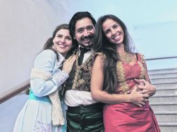 Maija Kovalevska, Giancarlo Monsalve y J. María Lo Mónaco arrancan el proyecto de 'Carmen', en el Teatro Degollado. EL INFORMADOR / E. Barrera