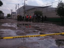 Se procede a la inspección de la tubería con un robot para descartar cualquier fuga. EL INFORMADOR / S. Blanco