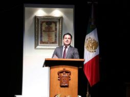 Sandoval asistió al 20 Aniversario de la Red Universitaria de la UdeG. TWITTER / @AristotelesSD