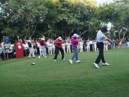 Óscar Fraustro, Roberto Díaz, José de Jesús Rodríguez, Óscar Ortiz y Rodolfo Cazaubón tuvieron una sesión de práctica. NTX / E. Margarit