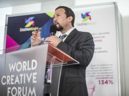 Alejandro Rodríguez, presidente de Creativa México explica que buscan apuntalar los temas de la creatividad a diferentes sectores. EL INFORMADOR / A. Hernández
