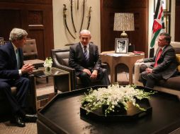 El rey Abdalá II insiste en que, para trabajar en el proceso de paz, se necesita una acción sincera de Netanyahu. AFP / Y. Allan