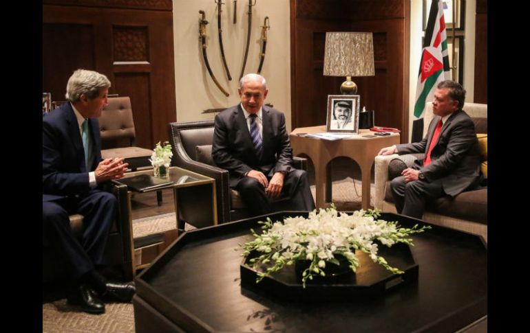 El rey Abdalá II insiste en que, para trabajar en el proceso de paz, se necesita una acción sincera de Netanyahu. AFP / Y. Allan