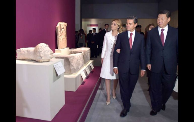 La muestra está compuesta por 238 piezas y estarán en China hasta el 8 de marzo del 2015. SUN / Presidencia