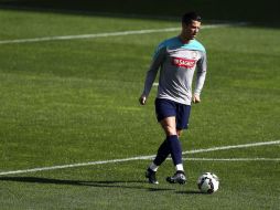 Ronaldo es la figura a marcar por Armenia, porque 'en un solo minuto es capaz de resolver el partido', según el técnico Karén Mikaelián EFE / J. Goulad