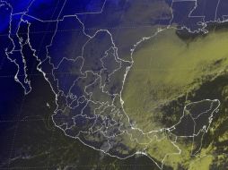 Debido a su lento desplazamiento la masa de aire frío del sistema frontal podría permanecer en el centro y norte del país. ESPECIAL / smn.cna.gob.mx/