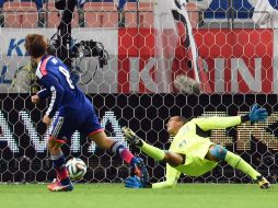 El equipo asiático respira luego de un mal primer inicio con el 'Vasco' Aguirre. AFP / T. Kitamura