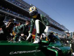 El equipo se mostró emocionado por el apoyo. ESPECIAL / caterhamf1.com