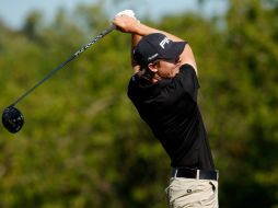 El golfista tapatío firmó tarjeta de 69 golpes, dos menos que el par de campo. AFP / J. Heiman