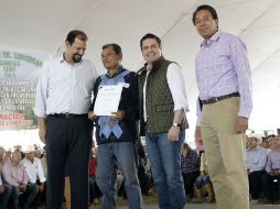 En la primera entrega se dieron recursos a Tala, Autlán de Navarro, Tamazula de Gordiano, Ameca, Casimiro Castillo y Acatlán de Juárez. ESPECIAL / Gobierno de Jalisco