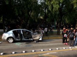 El joven fue lesionado por un elemento de la Policía de Investigación en CU. SUN / J. Cabrera