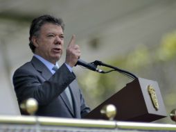 Santos considera que las pláticas atraviesan un momento crucial. AFP / G. Legaria