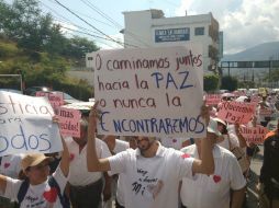 Varios estados del país se han manifestado en apoyo a los padres de los 43 normalistas desaparecidos. SUN / J. Ríos
