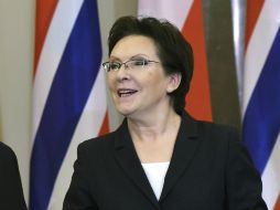 La ministra polaca evita hablar sobre lo ocurrido con los diplomáticos en Rusia. EFE / R. Pietruszka