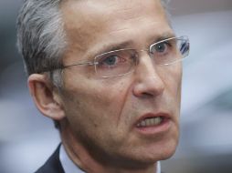 El secretario general de la OTAN, Jens Stoltenberg, asiste al Consejo de ministros de Defensa de la Unión Europea. EFE / O. Hoslet
