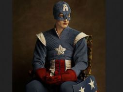 El Capitán América es uno de los superhéroes de la colección del artista Sacha Goldberg. ESPECIAL / sachabada.com