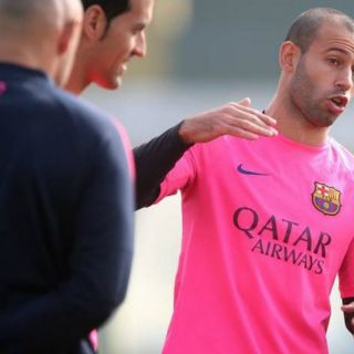 Javier Mascherano se integra a práctica del Barcelona