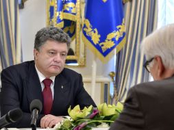 Instan a Petro Poroshenko a demostrar su disposición a derramar su sangre por la defensa del pueblo. AFP / ARCHIVO