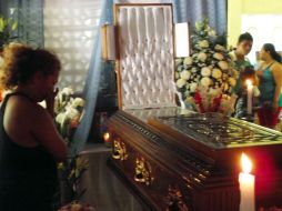 Velorio de Alexis Herrera, uno de los dos estudiantes que murieron en 2011 tras un enfrentamiento con la Policía Estatal Preventiva. NTX / ARCHIVO