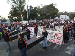 Según la Secretaría de Movilidad, el cotingente acumula más de dos mil 500 personas hasta el momento. EL INFORMADOR / A. García