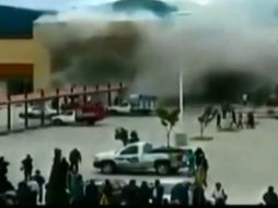 También son incendiadas las oficinas de Telecom, la Casa de la Cultura y la Casa del Maestro. YOUTUBE / Cadenatres Noticias