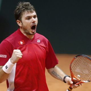 Wawrinka, el primer punto de la final de la Davis