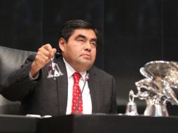 Miguel Barbosa Huerta, quien preside la mesa directiva del Senado, convoca a tres días de Diálogos Públicos por un México Social. NTX / ARCHIVO