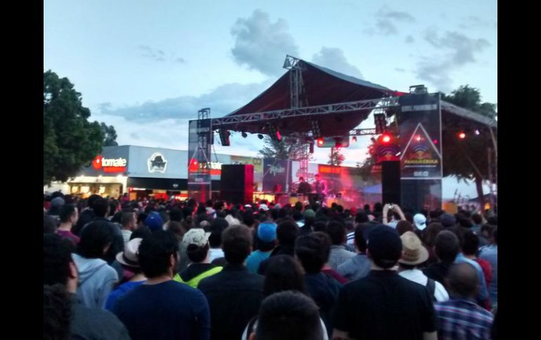 Vista del espectáculo de The Oaths en el escenario Panamerika. EL INFORMADOR / J. Pérez