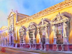 La casa construida en 1549 dista un poco de la que ahora podemos visitar, ya que ha sido objeto de restauraciones y modificaciones. EL INFORMADOR /