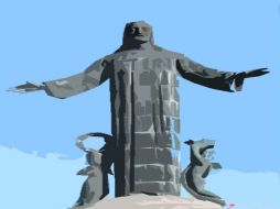 Cristo Rey del Cubilete en Silao, Guanajuato.  /