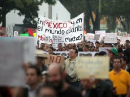 La desaparición de 43 normalistas en Guerrero ha indignado al país. EL INFORMADOR / A. Hinojosa