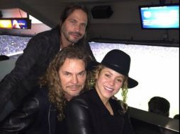 La colombiana había expresado sus deseos de trabajar con la banda mexicana. TWITTER / @shakira