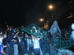 Once personas fueron detenidas por los disturbios ocurridos en una manifestación el pasado 20 de noviembre en el DF. SUN / ARCHIVO