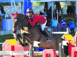 Victorioso. En el Club Hípica, Juan Manuel Luzardo, montando “Stan”, cerró con broche de oro. EL INFORMADOR / M. Vargas