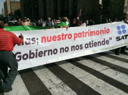 De esta forma se pronuncian integrantes del Frente de Resistencia de Comerciantes del Estado de Jalisco. EL INFORMADOR /