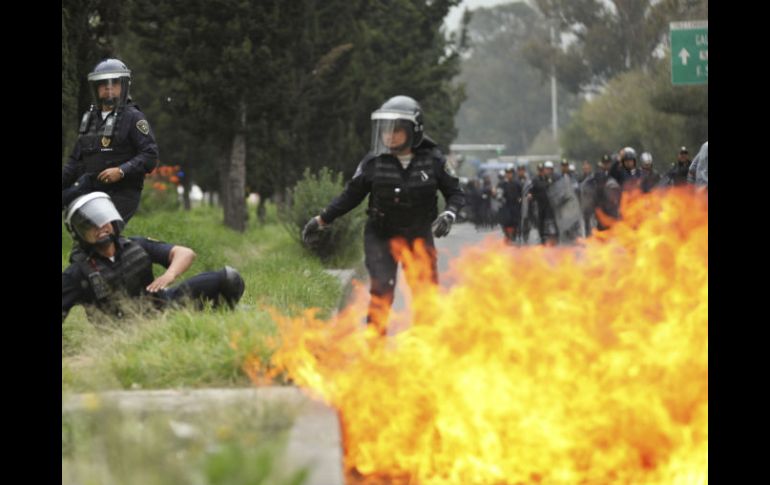 Los detenidos cerca del Aeropuerto de la Ciudad de México están consignados en Tepic y en Veracruz. AP / ARCHIVO