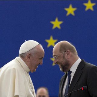 El Papa Francisco visita el Parlamento Europeo