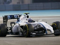Bottas marcó su mejor tiempo con neumáticos superblandos a 15 minutos del final. EFE / S. Suki
