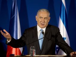 ''Israel es una democracia ejemplar, así ha sido siempre y así será'', asegura Benjamín Netanyahu. AP / S. Scheiner