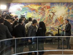 Luis Videgaray, luego de su discurso en la Asamblea General de la ONU.