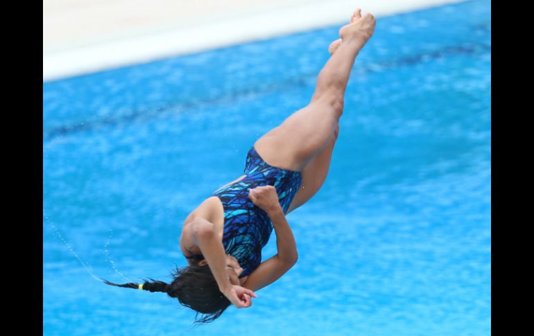 Chávez abrió la primera prueba de la competencia de saltos ornamentales. NTX / J. Arciga
